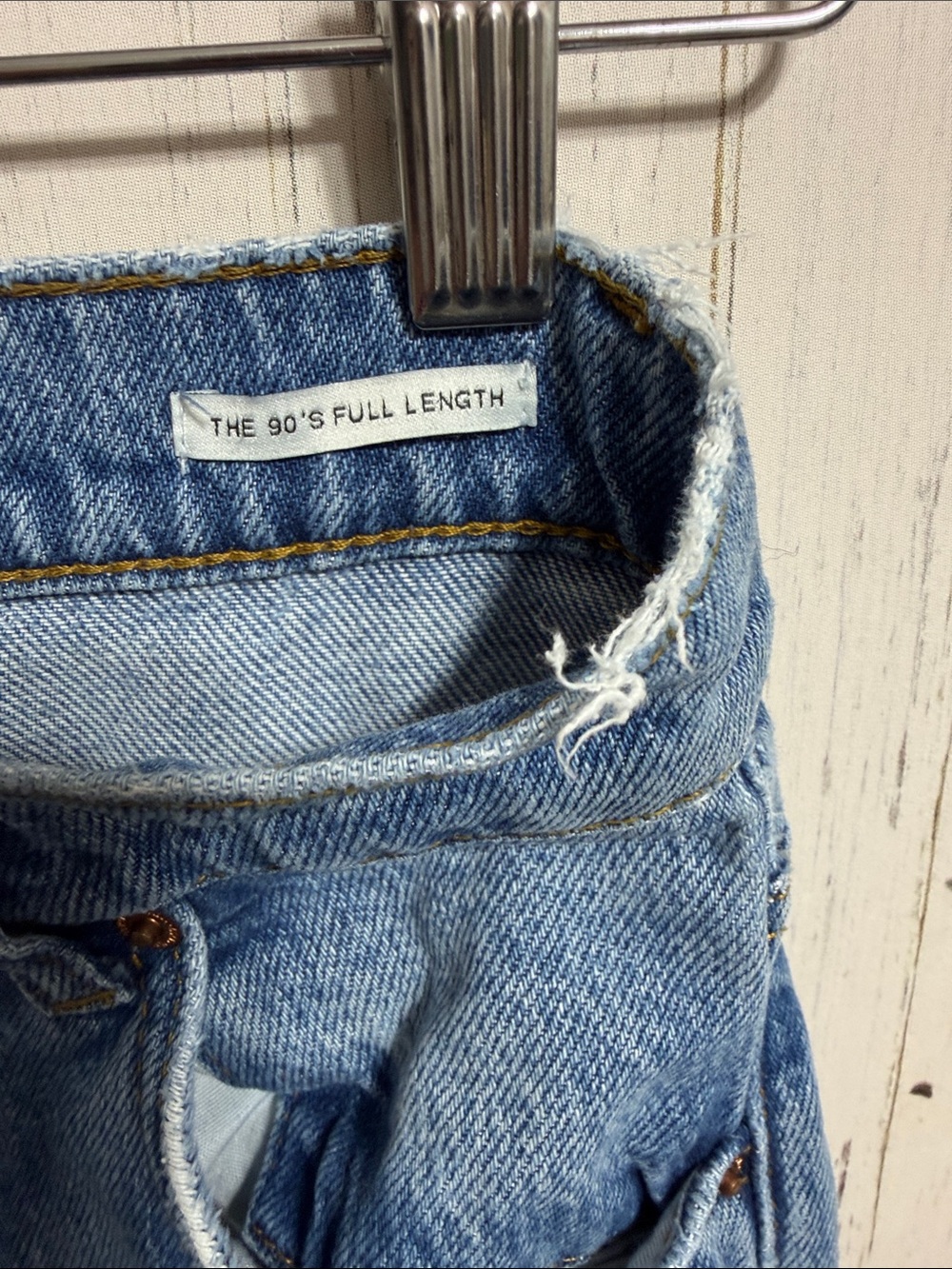 Zara THE 90'S FULL LENGTH Distressed Jeans - Picture 7 of 9